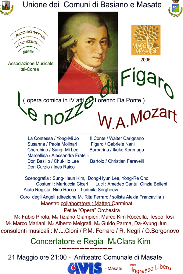 Le nozze di Figaro poster Le nozze di Figaro poster